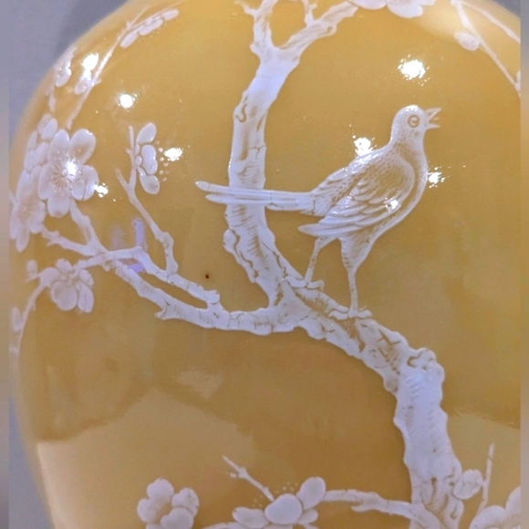 Vintage Porcelain Hand Painted Jingdezhen Zhi C. 1950s - 70s 18" Collector Piece - Picture 7 of 16